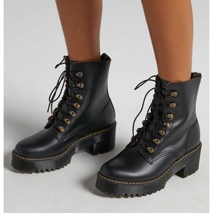 Dr. Martens Leona Heeled Boot women’s 10 Free Ship